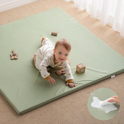 Blissful Diary Baby Play Mat, Light Green
