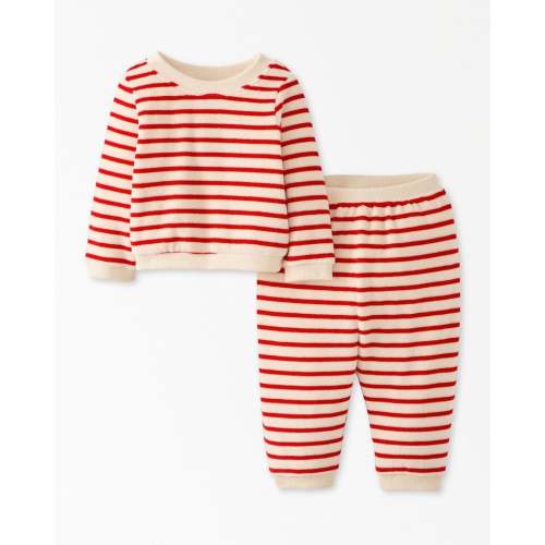 Baby Velour Sweatshirt & Sweatpants Set | Hanna Andersson