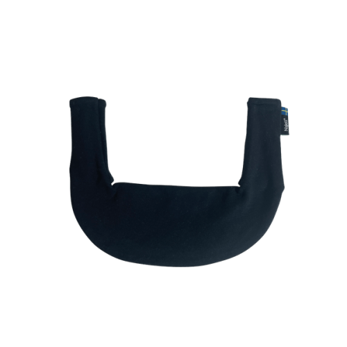 Teething Pad & Bib for Baby Carriers in Black