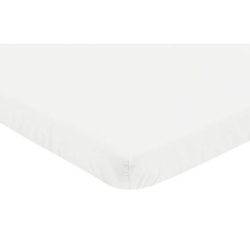 Sweet Jojo Designs Boy Or Girl Gender Neutral Unisex Baby Fitted Mini Crib Sheet Boho Fringe Collection Solid Off White