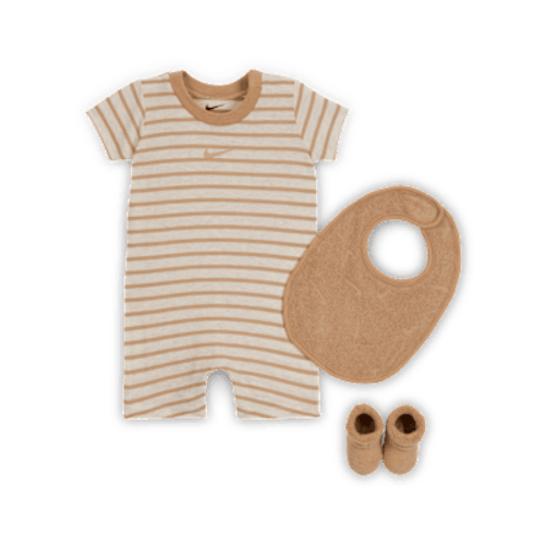 Nike Baby 3-Piece Romper and Terry Set
