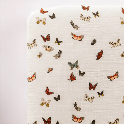 Butterfly Migration Crib Sheet