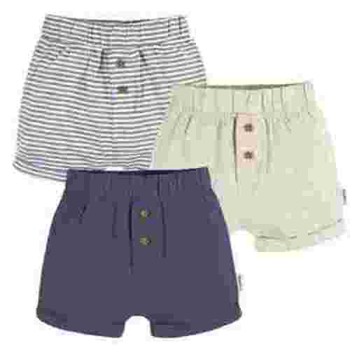 Gerber Baby Neutral Knit Shorts, 3-Pack, Sizes 0/3 Months - 24 Months