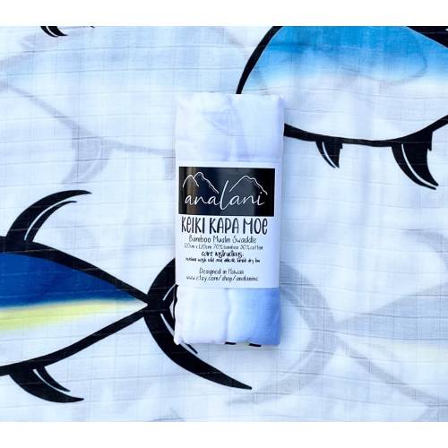 Lawaiʻa Dreams SWADDLE Hawaii Hawaiian Keiki Baby Blanket