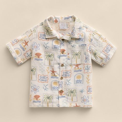 Baby & Toddler Little Co. By Lauren Conrad Organic Short Sleeve Woven Button-Up Top