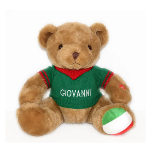 Giovanni the Italian Speaking Teddy Bear – Italian Children's Market