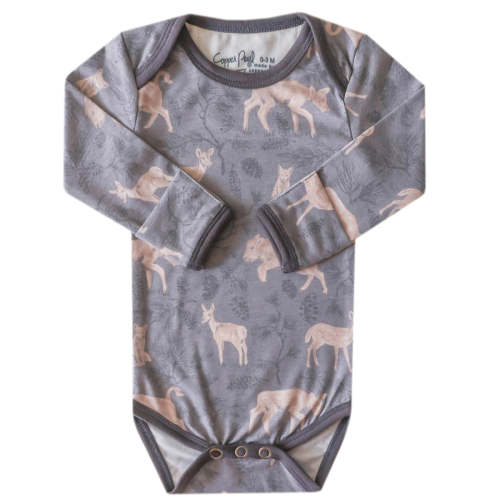 Long Sleeve Bodysuit - Timber