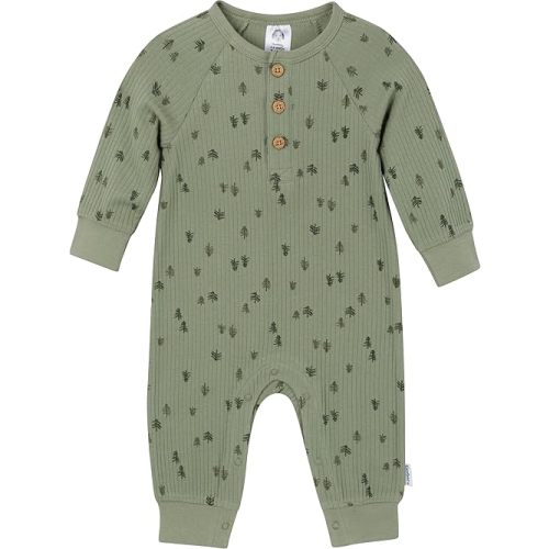 Gerber baby-boys Baby Boys' Henley Romper