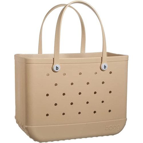 BOGG BAG Original X Large Waterproof Washable Tip Proof Durable Open Tote Bag for the Beach Boat Pool Sports 19x15x9.5 - X-Large - *Coming Soon* Latte You Lots