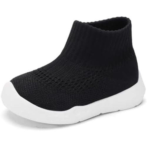Engtoy Baby Shoes Baby Sock Shoes Baby Walking Shoes Infant Non-Slip Breathable Slippers with Soft Rubber Sole Baby Boys Girls Slip On Sneakers
