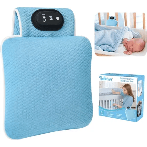 Baby Vibrating Sleep Soother, Baby Sleep Aid, Portable Baby Soothers for Sleep, 3 Adjustable Vibration Modes, 90 Min Timer, Baby Sleep Soother for Home & Travel, Use for Cribs & Strollers