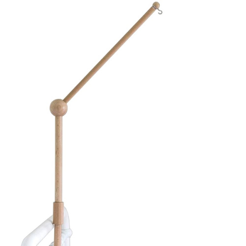 Baby Crib Mobile Arm Wooden Holder - Baby Mobile Hanger for Crib (31 inch, 100% Natural Beech Wood) Strong Anti Slip - Nursery Decor & Gift Accessories (Original)