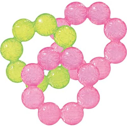 Infantino 3-Pack Water Teethers - 2 Pink + 1 Lime Set