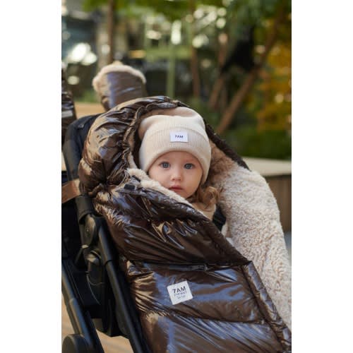 Stroller & Car Seat Waterproof Footmuff in Brown
