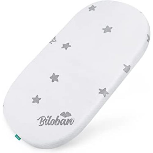 Bassinet Mattress Pad (15"x 30"), Fit for Delta Children, Fisher-Price Soothing and Dream On Me Lacy Baby Bassinet, Waterproof Breathable Soft Foam with Removable Zippered Cover