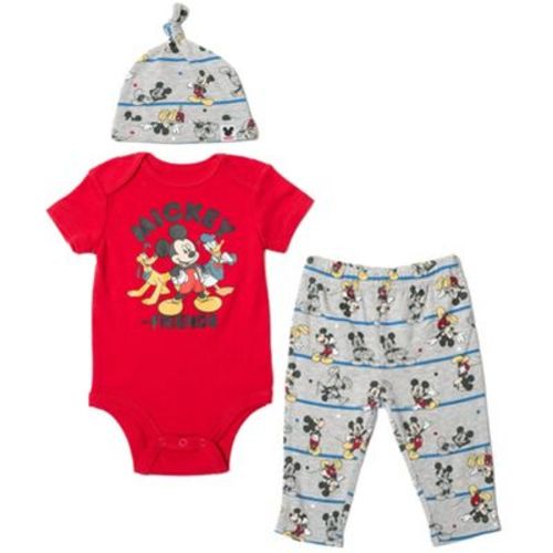 Disney Pixar Monsters Inc. Mike Infant Baby Boys 3 Piece Outfit Set: Bodysuit Pants Hat Blue/Green 12 Months