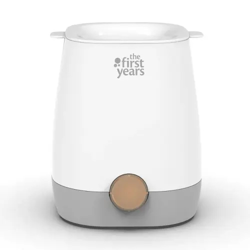 The First Years Baby Bottle Warmer and Sterilizer - Pacifier and Bottle Nipple Sanitizer - Feeding Baby Essentials for Formula or Breast Milk - Holds Multiple Sizes