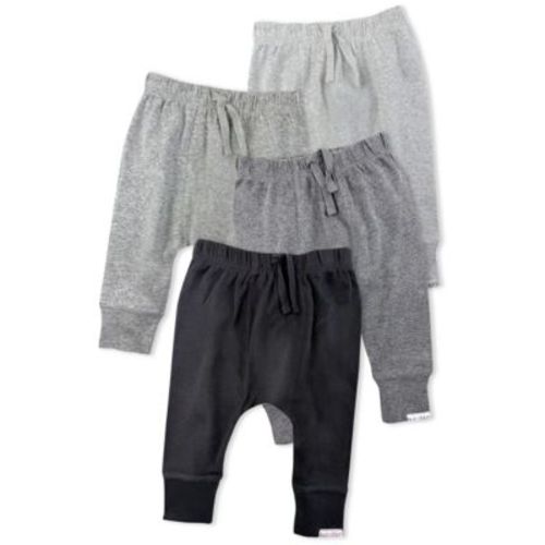 Baby Boys and Girls 4-Pack Cotton Jogger Pants