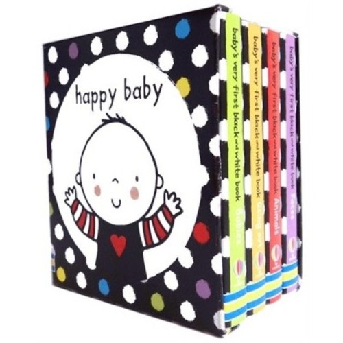 Baby's Very First Black and White Little Library - (Baby's Very First Books) by  Fiona Watt (Hardcover)