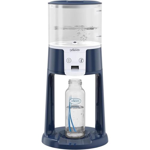 Dr. Brown's Insta-Prep Warm Water Dispenser to Instantly Prepare Baby’s Formula Bottle,Large Capacity Glass Tank with 3 Temperature Settings,Blue