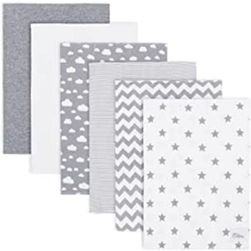 Amazon.com: Comfy Cubs Burp Cloths 6 Pack Large 100% Cotton Washcloths Double Layered Absorbent Burping Cloth Extra Absorbent Baby Burp Cloth Extra Soft for Boys and Girls (Grey Pattern, Pack of 6) : Baby