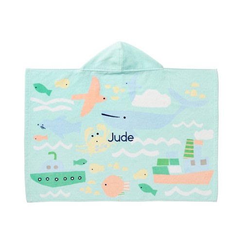 Deep Sea Baby Beach Hooded Towel