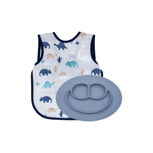 x BapronBaby Dinos Apron & Feeding Mat Set