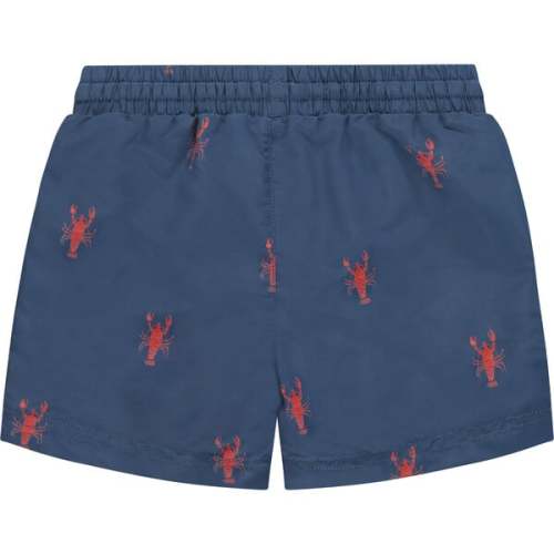 Lobster Swim Trunks, Blue - Stains and Stories by Babyface | Maisonette