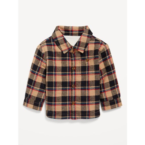 Flannel Buttoned Utility Pocket Shacket for Baby | Old Navy