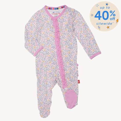 amelia modal magnetic parent favorite footie with ruffle – Magnetic Me