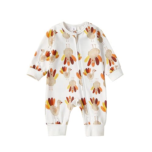 YINGISFITM My First Valentines Baby Boy Girl Outfit Newborn Love Heart Jumpsuit Zipper Up Bodysuit Little Valentine Clothes