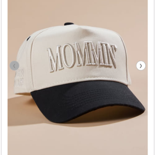 Mommin' Trucker Hat in Black | Altar'd State