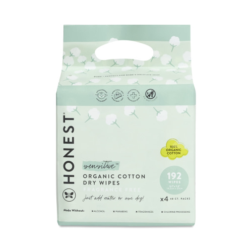Organic Cotton Dry Wipes