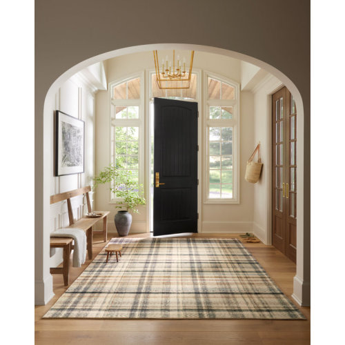 Chris Loves Julia x Loloi Humphrey Collection HUM-02 Ivory/Green/Gray/Black, Contemporary Area Rug & Reviews | Wayfair