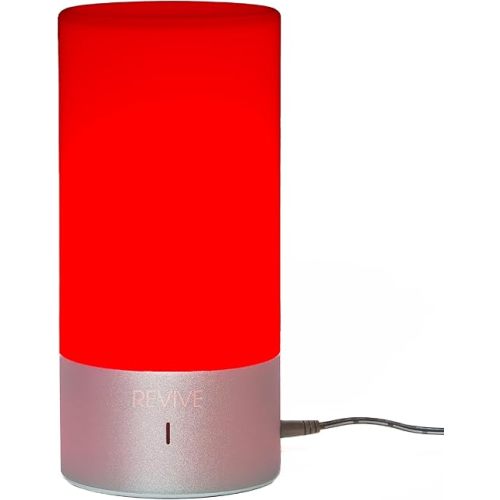 Revive - 670nm Red Light Sleep Lamp by Gamma - Melatonin Promoting Natural Sleep Aid, Bedroom & Nursery Nightlight