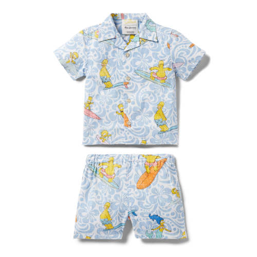 THE SIMPSONS™ COWABUNGA! TODDLER CABANA SET / Spooner Kloth