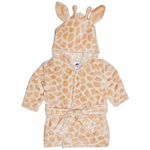 Hudson Baby Unisex Baby Plush Animal Face Bathrobe