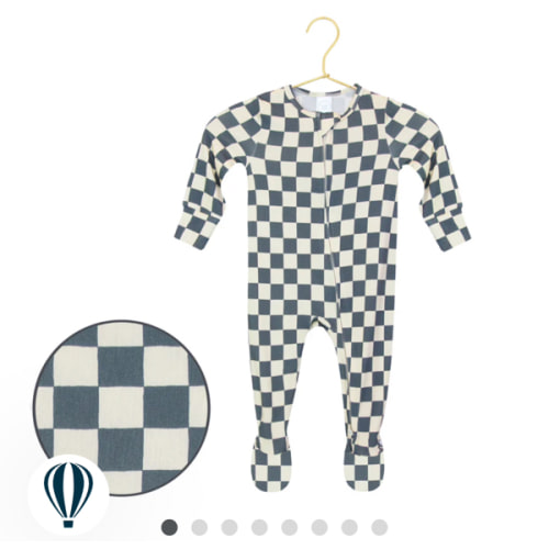 Miles Zipper Footies – Lou Lou & Company