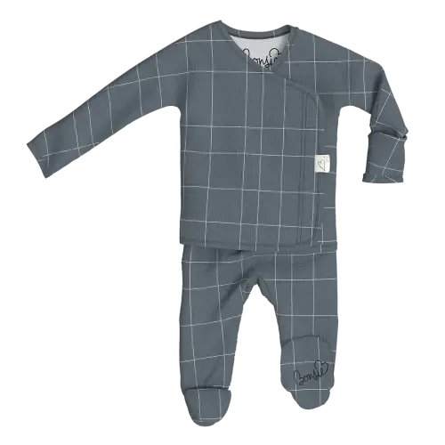 Footie - Crisscross – Bonsie Skin to Skin Babywear