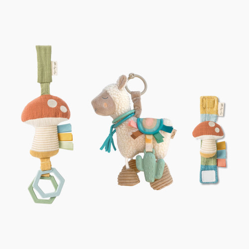 Itzy Ritzy On the Go Toys Starter Kit - Mushroom/Llama