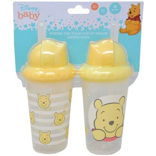 Pooh 2pk Straw Sipper Cup