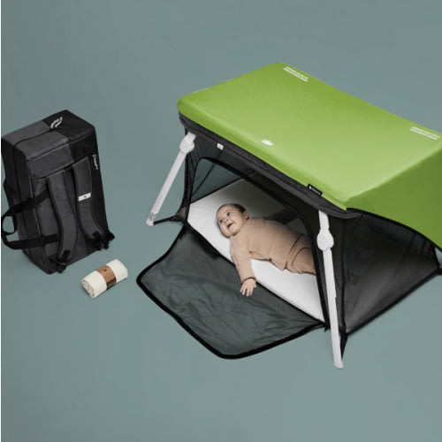 Lotus Travel Crib - Everyday Essentials Set (Gray)