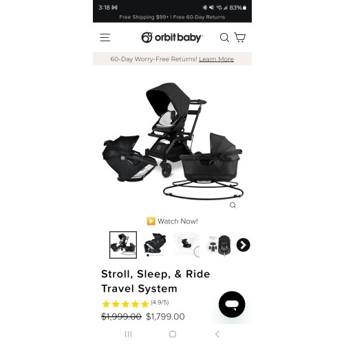 Stroll, Sleep, & Ride Travel System
