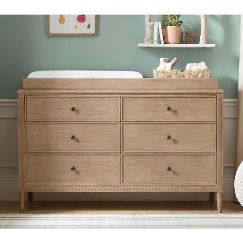 Harlow 6-Drawer Dresser & Topper Set (56w x 19d")