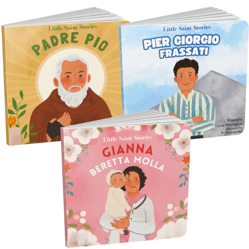 PRE-ORDER Book Bundle - Padre Pio, Pier Giorgio Frassati, Gianna Beretta Molla | Little Saint Stories
