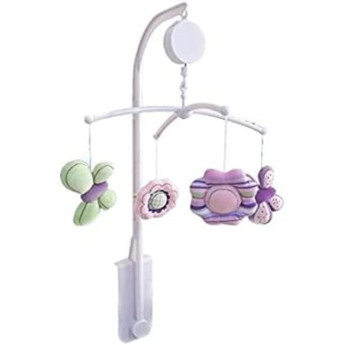 Purple Floral Butterfly Crib Mobile Baby Girl Nursery Decoraive Mobile
