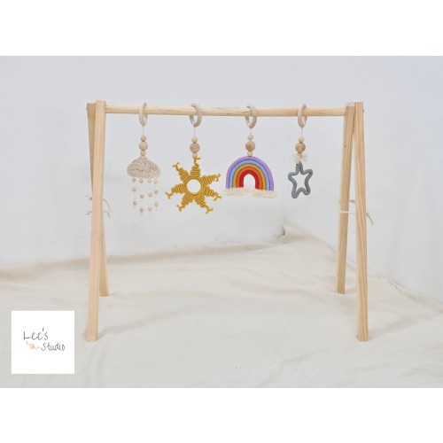 4Pcs/Set Boho Sky Theme,Rainbow Toy Hanging