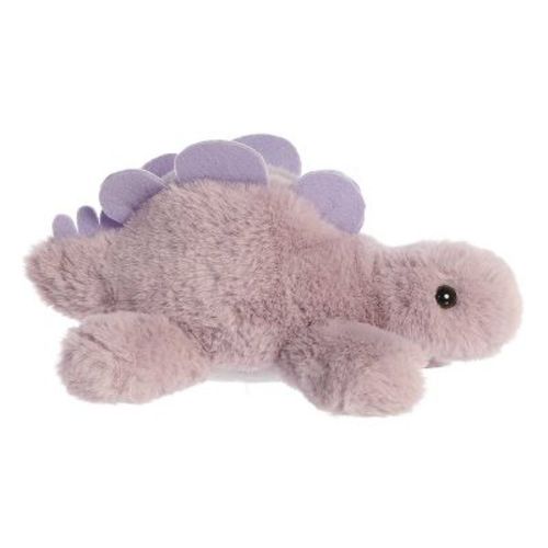 Aurora Small Stegosaurus Mini Flopsie Adorable Stuffed Animal Purple 8.5"
