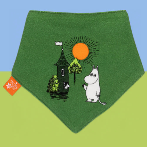 Moomin™ Organic Free To Explore Khaki Bib