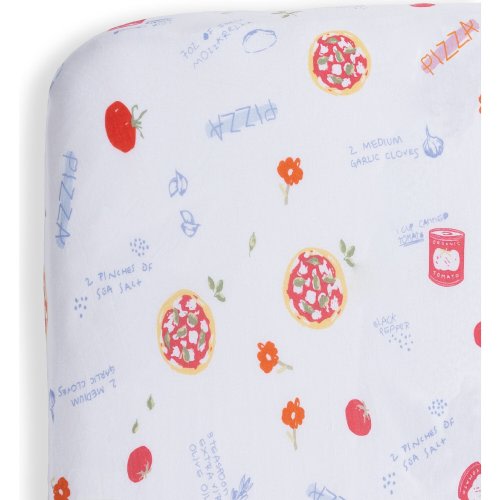 Crib Sheet, A Pizza My Heart - Petit Sleep Sheets | Maisonette